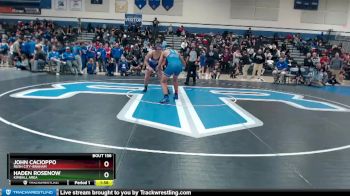 195 lbs Champ. Round 2 - John Cacioppo, Rush City-Braham vs Haden Rosenow, Kimball Area