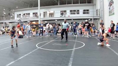 72 lbs Round 6 (8 Team) - Bradey Bleich, Mat Assassins White vs Kayson McQuate, PA Alliance