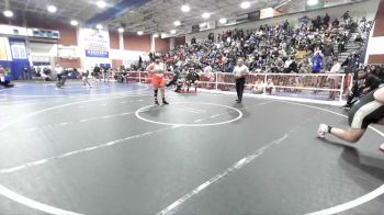 285 lbs Champ. Round 1 - Ruben Fabela, Selma vs Oskar Madrigal, Servite