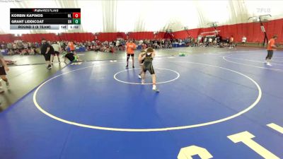 157 lbs Round 3 (8 Team) - Korbin Kapinos, Mille Lacs vs Grant Liddicoat, Denmark