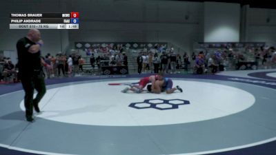75 kg Cons. Sub-quarters - Thomas Brauer, Maurer Coughlin Wrestling Club vs Philip Andrade, Falls Academy