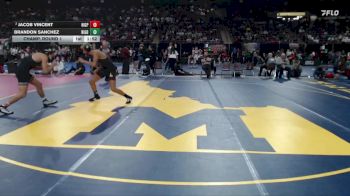 6A 150 lbs Champ. Round 1 - Brandon Sanchez, Rigby vs Jacob Vincent, Highland-P