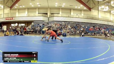 160 lbs Round 5 (6 Team) - Luke McCoin, Delta Wrestling Club Inc. vs Drake Wagner, Webo Wrestling Club