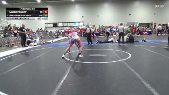 125 lbs Cons. Round 3 - Kaylee Pankey, Tonganoxie vs Cheyenne LaBarge, St. Francis Wrestling Club