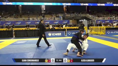 Alicia Almaguer vs Iliana Condomanolis 2026 Pan Jiu Jitsu IBJJF Championship