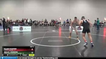197 lbs Round 4 (6 Team) - Brock Johnson, Jamestown Community College vs Elijah Hunter, Garrett College