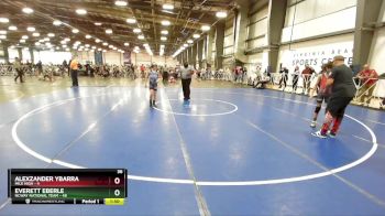 88 lbs Rd# 3 12:00pm Friday - Alexzander Ybarra, Mile High vs Everett Eberle, NCWAY National Team