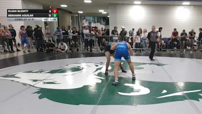 144 lbs Consi Of 64 #1 - Elijah Blewitt, IA vs Benjamin Aguilar, VA