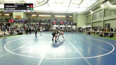 132 lbs Consi Of 4 - Cristian Pote, Danbury vs Aki Bhabad, Avon