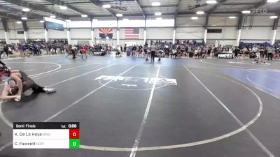 157 lbs Semifinal - Koby De La Haye, Mingus Mountain WC vs Carter Fawcett, North Valley RTC