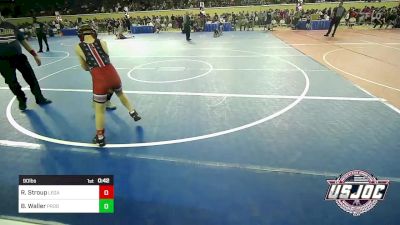 90 lbs Round Of 16 - Revel Stroup, Legacy Wrestling Club vs Braxton Waller, Prodigy Wrestling