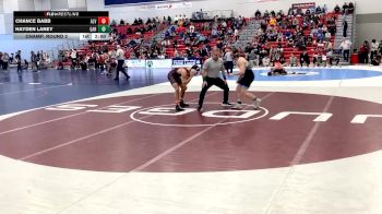 157 lbs Champ. Round 2 - Chance Babb, Alvernia University vs Hayden Laney, Garrett College