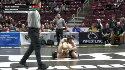 127 lbs Consi 1 - Milan Harrison, Saegertown vs Kagan Painter, Grove City