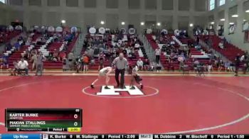 85 lbs Semifinal - Karter Burke, Hewitt MS vs Makian Stallings, Simmons Middle School