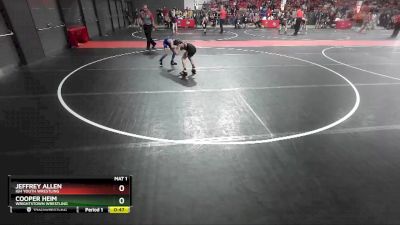 69 lbs Semifinal - Cooper Heim, Wrightstown Wrestling vs Jeffrey Allen, IGH Youth Wrestling