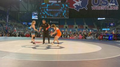 120 lbs Champ. Rd Of 16 - Calli Gilchrist, CT vs Kaiya Maggini, CA