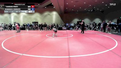 56-59 lbs Quarters - Kaeson Pratt, New York vs Dominick Cerrato, Pennsylvania