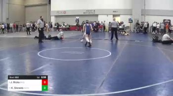 126 lbs Consi Of 16 #2 - Jackson Ricks, Box Elder vs Kraden Skewes, Duchesne