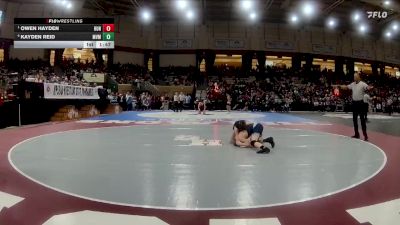 106-2A/1A Quarterfinal - Owen Hayden, Huntingtown vs Kayden Reid, Manchester Valley