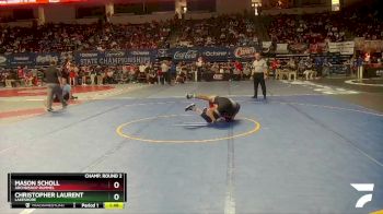 D 2 144 lbs Champ. Round 2 - Mason Scholl, Archbishop Rummel vs Christopher Laurent, Lakeshore