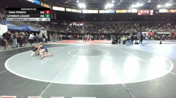 100 lbs Cons. Round 5 - Sara Pipinich, Caldera vs Caydence Aagard, Buhl