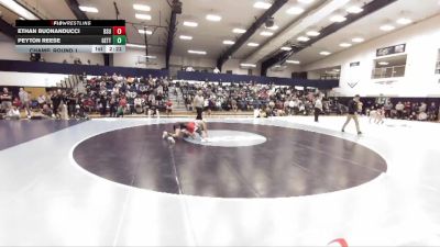 133 lbs Champ. Round 1 - Peyton Reese, Gettysburg vs Ethan Buonanducci, Bridgewater State