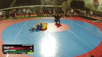 157 lbs 1st Place Match - James Hansen, Idaho vs William Alt, Wyoming