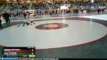 82 lbs Champ. Round 1 - Carter Northern, Pendleton vs Elias Clemans, Federal Way Spartans