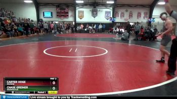 160 lbs Quarterfinal - Carter Hoge, Macomb vs Chase Greiner, Washington