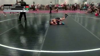 55 lbs Quarterfinal - Reid Kelly, Tough House Wrestling Club vs Hunter Vaughn**, Top Rank Hammers
