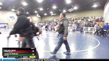 138 lbs Quarterfinal - Marcus Ruelas, Shafter vs Malaky Beas, Madera South