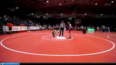 126 lbs Champ. Round 1 - Benjamin Fortner, Western Boone vs Braxton Zimmerman, Triton Central