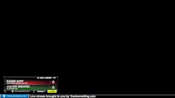 91 lbs Champ. Round 1 - Colten Greaves, Gladwin Wc vs Kassie Sapp, Michigan Grappler RTC