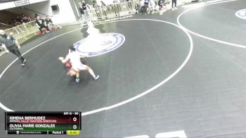 90 lbs Quarterfinal - Ximena Bermudez, Imperial Valley Panthers Wrestling vs Olivia Marie Gonzales, California