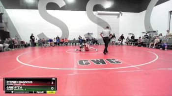 95 lbs Quarterfinals (8 Team) - Gabe Ryzyi, Dundee Wrestling vs Stephen Bagocius, Steller Trained