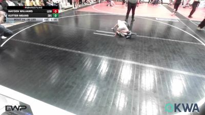 80 lbs Rr Rnd 2 - Hayden Williams, Locust Grove Youth Wrestling vs Kutter Means, Salina Wrestling Club