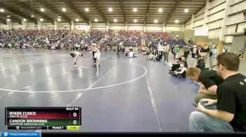 90 lbs Quarterfinal - Candon Browning, Champions Wrestling Club vs Ryker Cusick, Sons Of Atlas