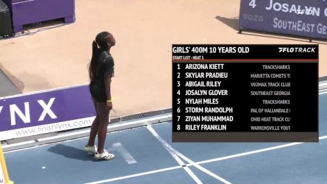 Youth Girls' 400m, Finals 1 - Age 10