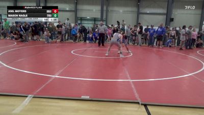 152 lbs Consi Of 8 #2 - Joel Moyers, Bruceton Mills vs Mason Nagle, Tyrone