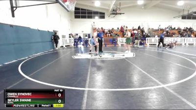 215 lbs Cons. Round 1 - Skyler Swaine, Royal vs Owen Synovec, Camarillo