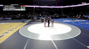 152 lbs Cons. Round 2 - Molly Sorenson, Homer-3 vs Jaymie Landon, Granville-Whitehall-2