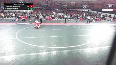 125 lbs Cons. Semi - Lawson Mitchell, Askren Wrestling Acadamy vs Holden Lomax, Spencer Columbus