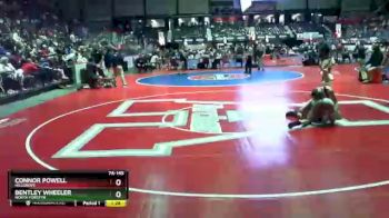 7 lbs Quarterfinal - Bentley Wheeler, North Forsyth vs Connor Powell, Hillgrove