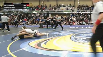 190 lbs 3rd Place - Dylan O'Brian, Fairfield Warde vs Logan Holmes, Shawsheen