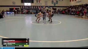 160 lbs Cons. Round 2 - Toby Dearstone, Wahlert, Dubuque vs Gerald Norton, Cedar Falls