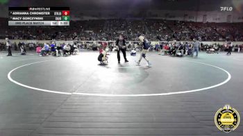 G5A-140 lbs 3rd Place Match - Adrianna Chronister, Stilwell-Girls vs Macy Gorczynski, Salina-Girls