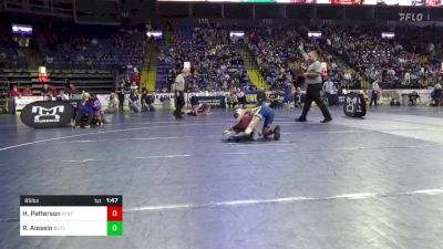 85 lbs Round Of 32 - Hunter Patterson, State College vs Roman Alessio, Butler