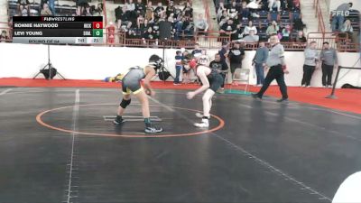 85_B lbs Round Of 64 - Ronnie Haywood, Hickory vs Levi Young, Shaler