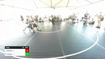 126 lbs Final - Jonathan Woods, Driller WC vs Elijah Flores, Pounders WC