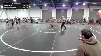 46 lbs Round Of 16 - Daniel Rojo, Reign WC vs Meleah Banegas, Savage House WC